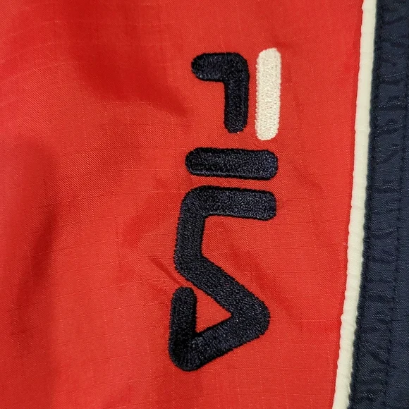 Vintage FILA Track Suit Nylon Polyester Spellout both top & pants - Picture 6 of 10